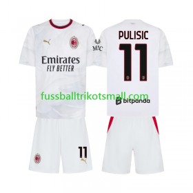 Fußballtrikots AC Mailand Pulisic 11 Kinder 2026-2027 Kurzarm Auswärts-trikot kaufen